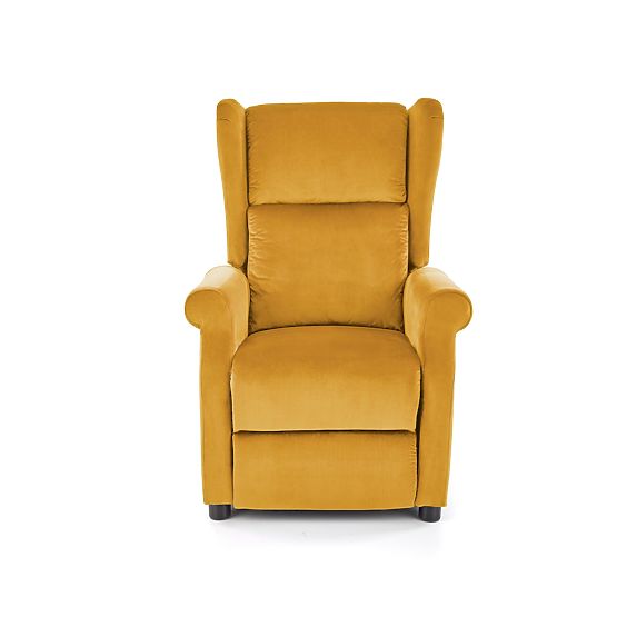 Fauteuil relax AGUSTIN 2 moutarde