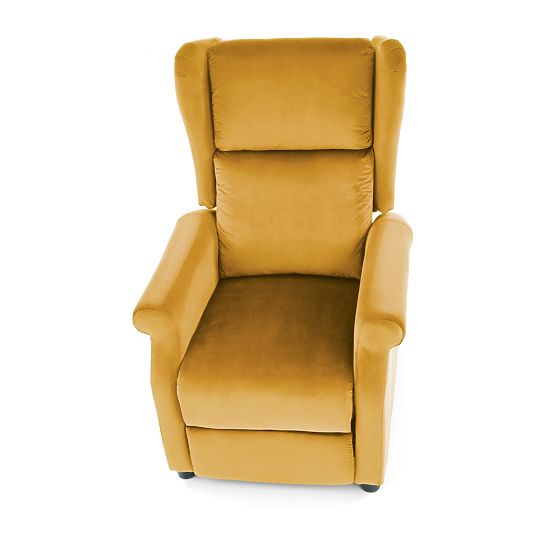 Fauteuil relax AGUSTIN 2 moutarde
