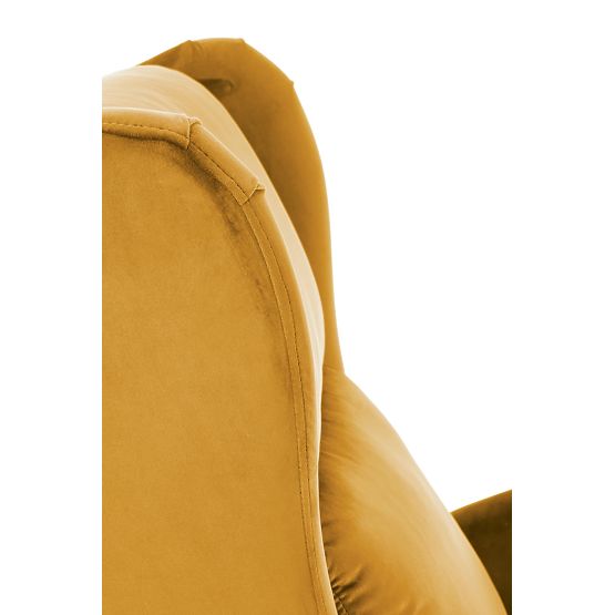 Fauteuil relax AGUSTIN 2 moutarde