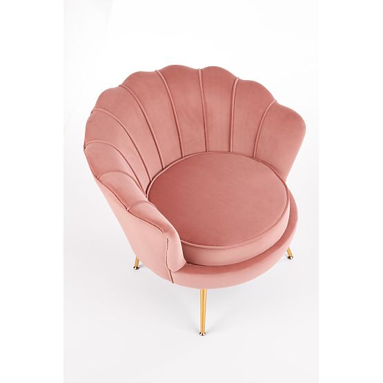 Fauteuil relax AMORINITO rose clair / doré