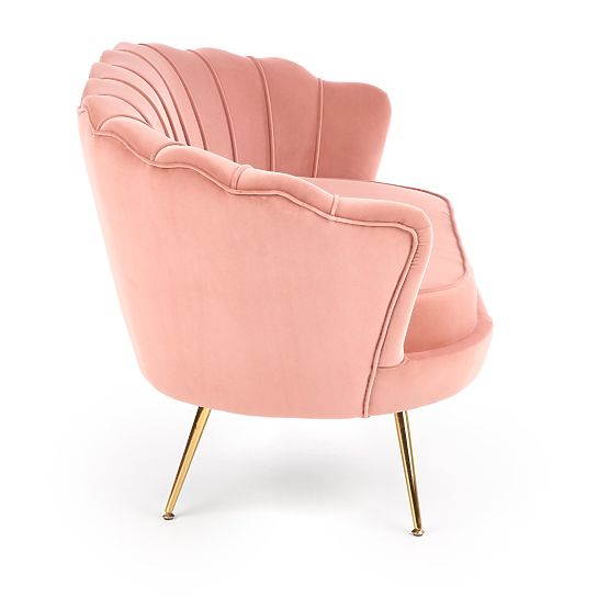 Fauteuil relax AMORINITO rose clair / doré