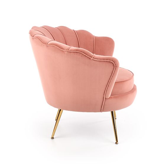 Fauteuil relax AMORINITO rose clair / doré
