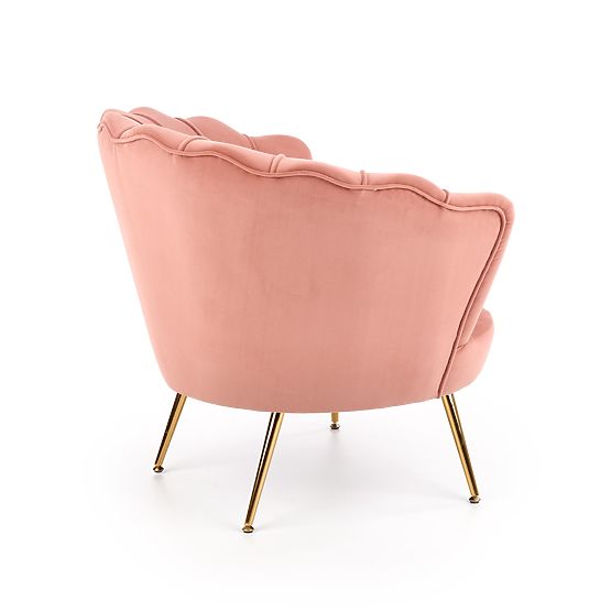 Fauteuil relax AMORINITO rose clair / doré