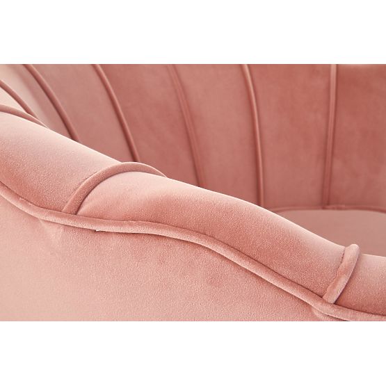 Fauteuil relax AMORINITO rose clair / doré