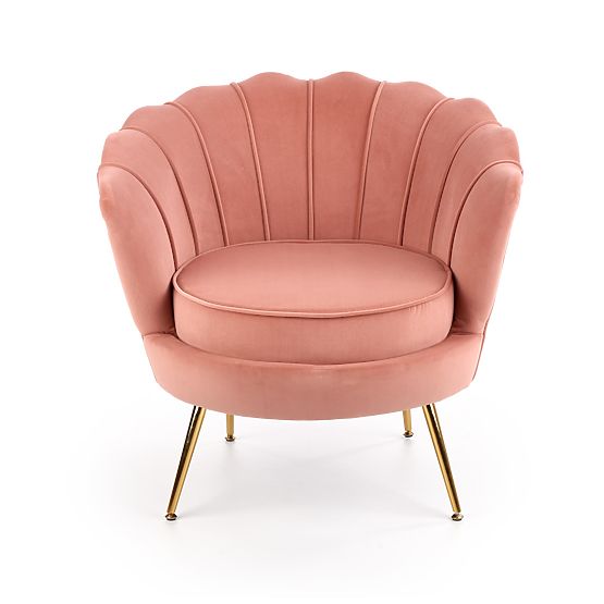 Fauteuil relax AMORINITO rose clair / doré