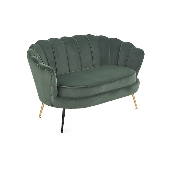 Fauteuil relax AMORINITO XL vert foncé / doré
