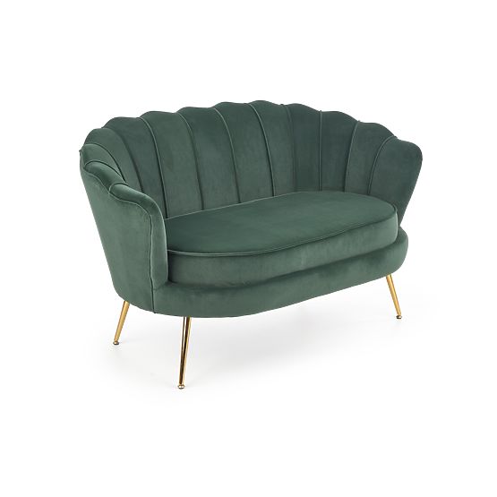 Fauteuil relax AMORINITO XL vert foncé / doré