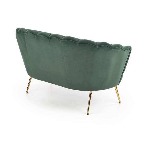Fauteuil relax AMORINITO XL vert foncé / doré
