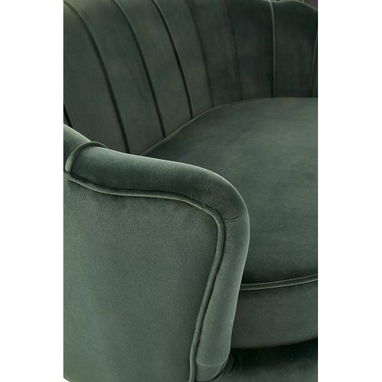 Fauteuil relax AMORINITO XL vert foncé / doré