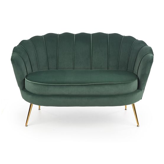 Fauteuil relax AMORINITO XL vert foncé / doré