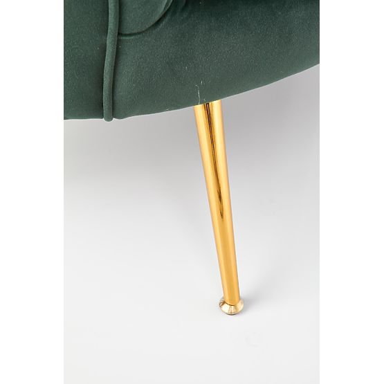 Fauteuil relax AMORINITO XL vert foncé / doré