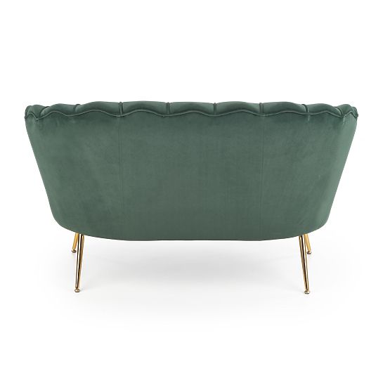 Fauteuil relax AMORINITO XL vert foncé / doré