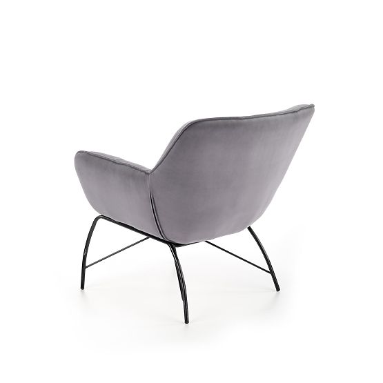 Fauteuil relax BELTON gris (1p=1pc)