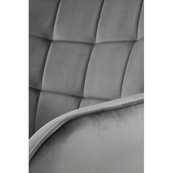 Fauteuil relax CASTEL noir / gris clair