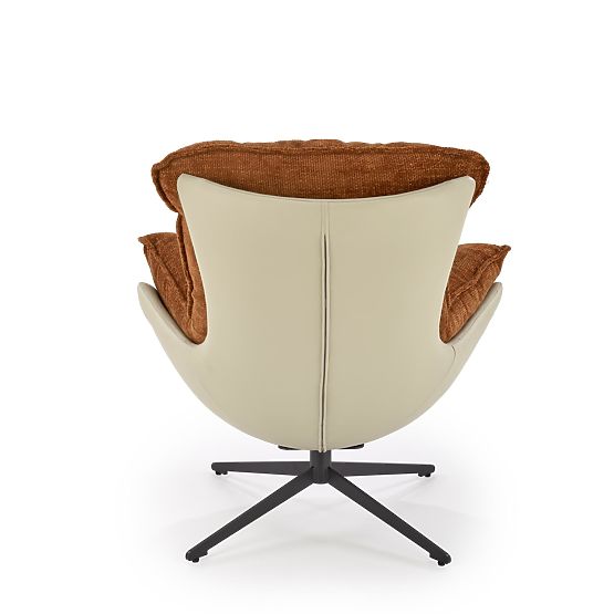 Fauteuil relax LOBSTER couleur cannelle