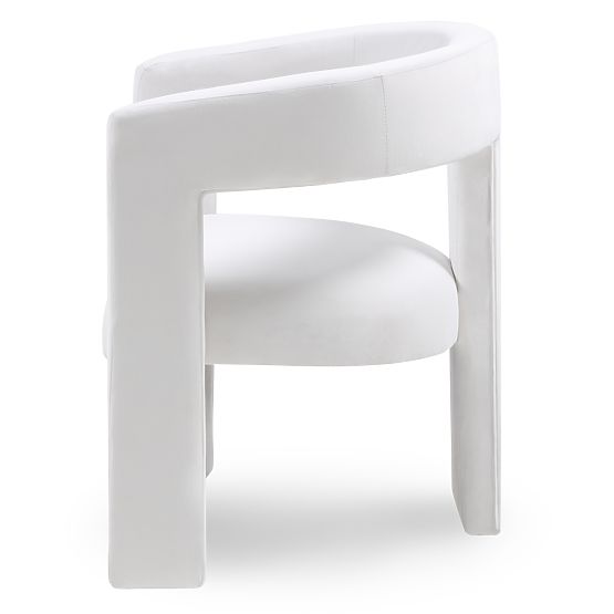 Fauteuil Relax Lory, velours, beige clair