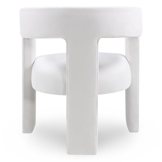 Fauteuil Relax Lory, velours, beige clair