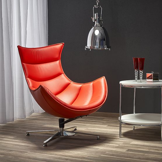 Fauteuil relax LUXOR rouge (1p=1pc)