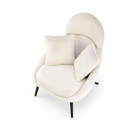 Fauteuil relax MERRY, crème (1p=1ks)