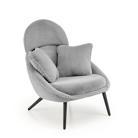 Fauteuil relax MERRY, gris (1p=1 pièce)