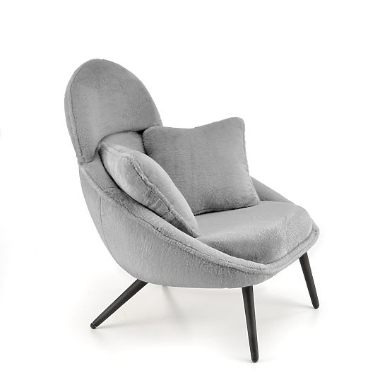Fauteuil relax MERRY, gris (1p=1 pièce)