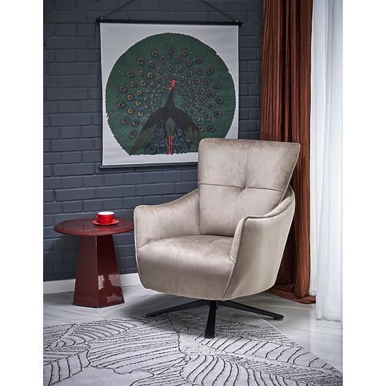 Fauteuil relax SCAMPI, cappuccino (1p=1pièce)