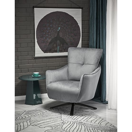 Fauteuil relax SCAMPI, gris (1p=1 pièce)