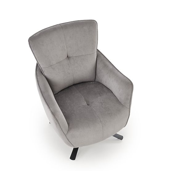 Fauteuil relax SCAMPI, gris (1p=1 pièce)