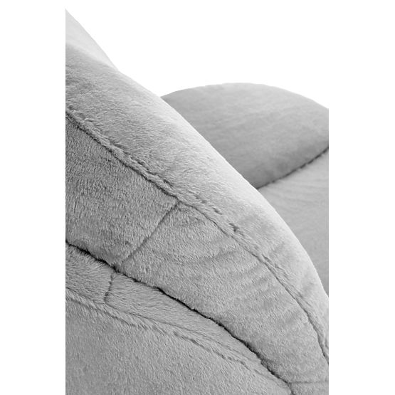 Fauteuil Relax SHELL, gris (1p=1ks)