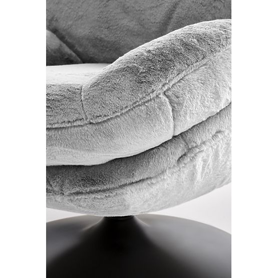 Fauteuil Relax SHELL, gris (1p=1ks)