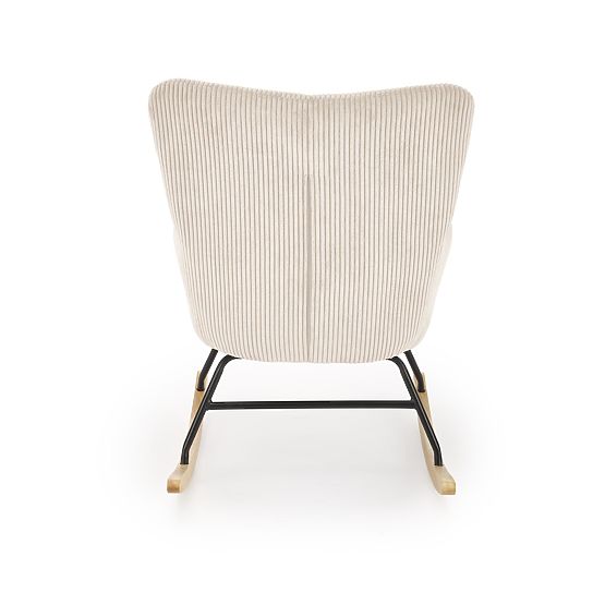 Fauteuil relaxant BELMIRO avec fonction de balancement, crème (1p=1pc)