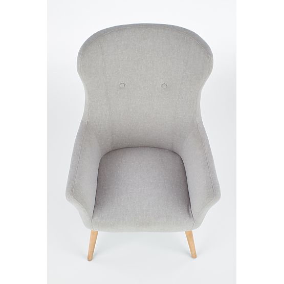 Fauteuil relaxant COTTO gris clair
