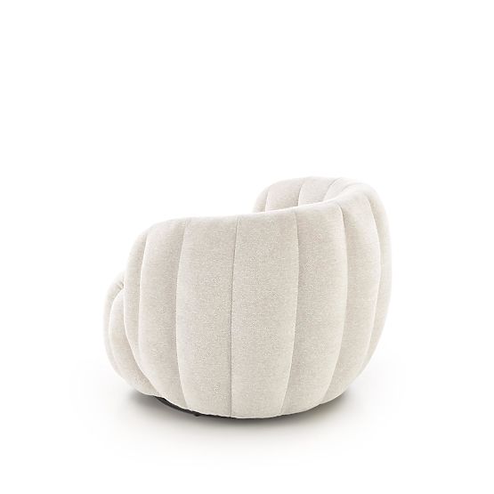 Fauteuil relaxant crème FRASER (1p=1 pièce)