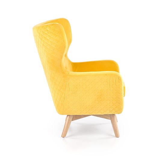 Fauteuil relaxant MARVEL jaune / naturel