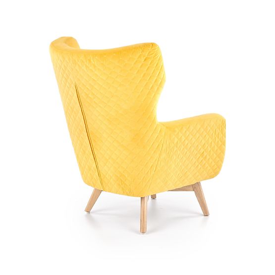 Fauteuil relaxant MARVEL jaune / naturel