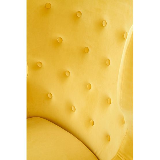 Fauteuil relaxant MARVEL jaune / naturel