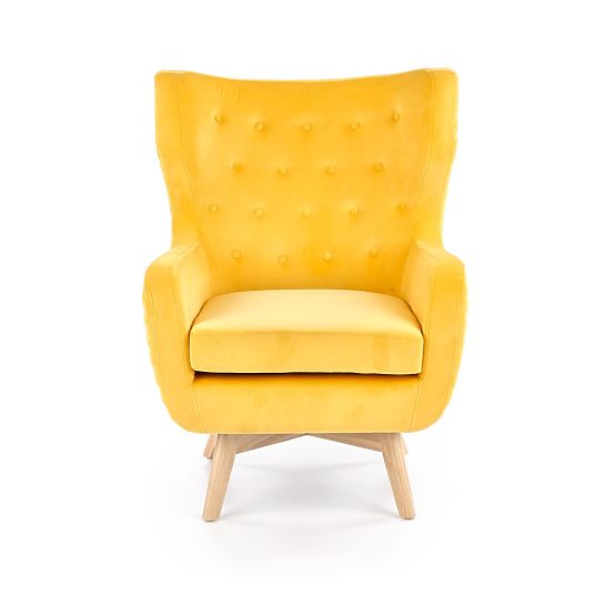 Fauteuil relaxant MARVEL jaune / naturel