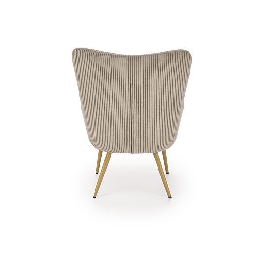 Fauteuil rembourré AMARO - gris