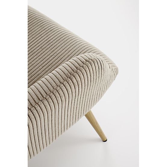 Fauteuil rembourré AMARO - gris