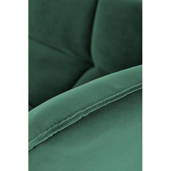 Fauteuil rembourré BELTON - vert bouteille