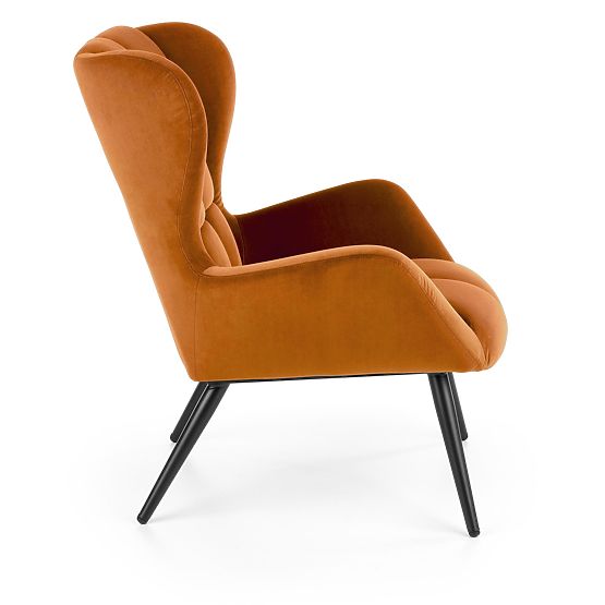Fauteuil rembourré Tyrion - cannelle
