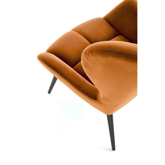 Fauteuil rembourré Tyrion - cannelle