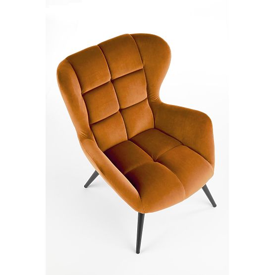Fauteuil rembourré Tyrion - cannelle