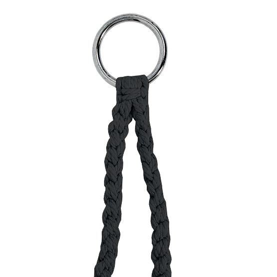 Fauteuil suspendu Nid de Cigogne LAGOS noir avec coussins