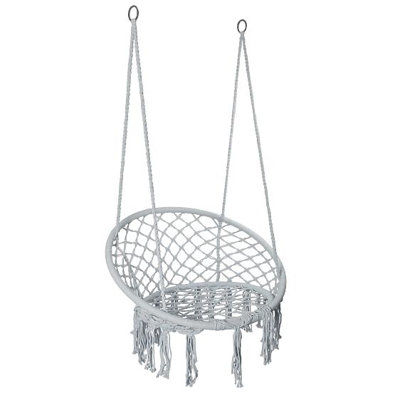 Fauteuil suspendu Nid de Cigogne TOGO gris