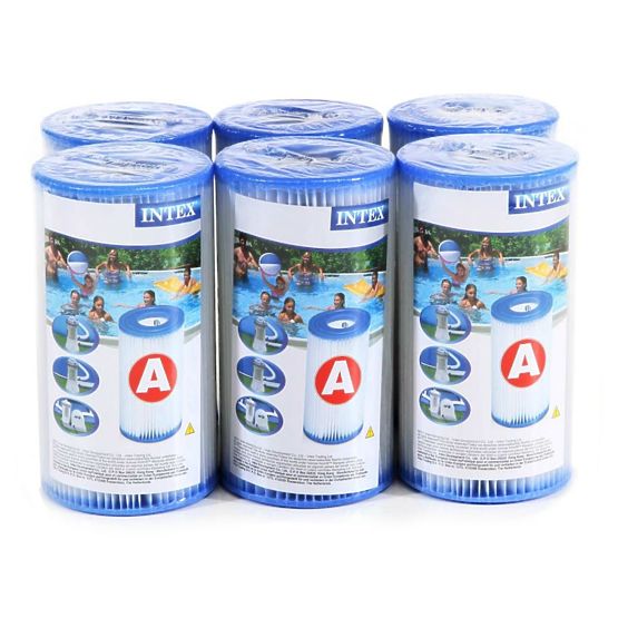 Filtre type A - pour pompe de piscine Intex 29000 - 6 pièces