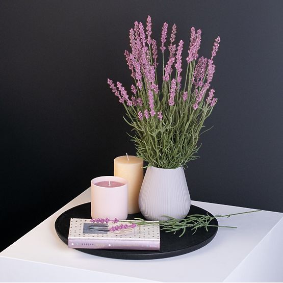 Fleur artificielle LAVI couleur violette style boho ameliahome