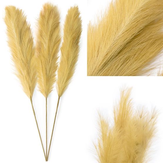 Fleur artificielle PAMPLY couleur moutarde ameliahome