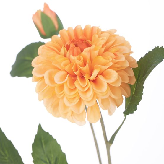 Fleur artificielle PIVOINE couleur orange style moderne ameliahome