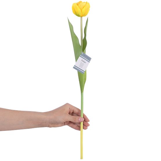 Fleur artificielle TULIPI couleur jaune style moderne ameliahome